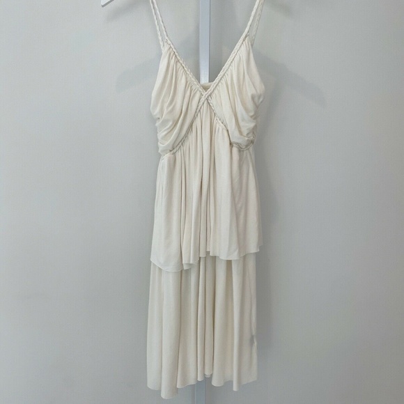 RACHEL PALLY IVORY MODAL SPANDEX DRESS SIZE MEDIUM - Picture 6 of 16